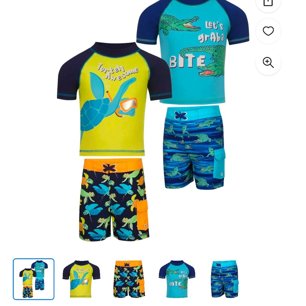 Mick Mack boys swim set